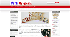 Desktop Screenshot of dettioriginals.com